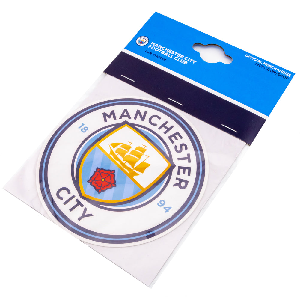 Official Manchester City FC Crest Car Sticker