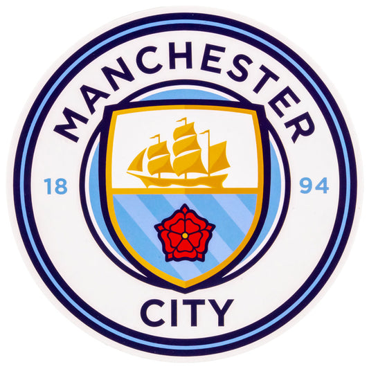 Official Manchester City FC Crest Car Sticker