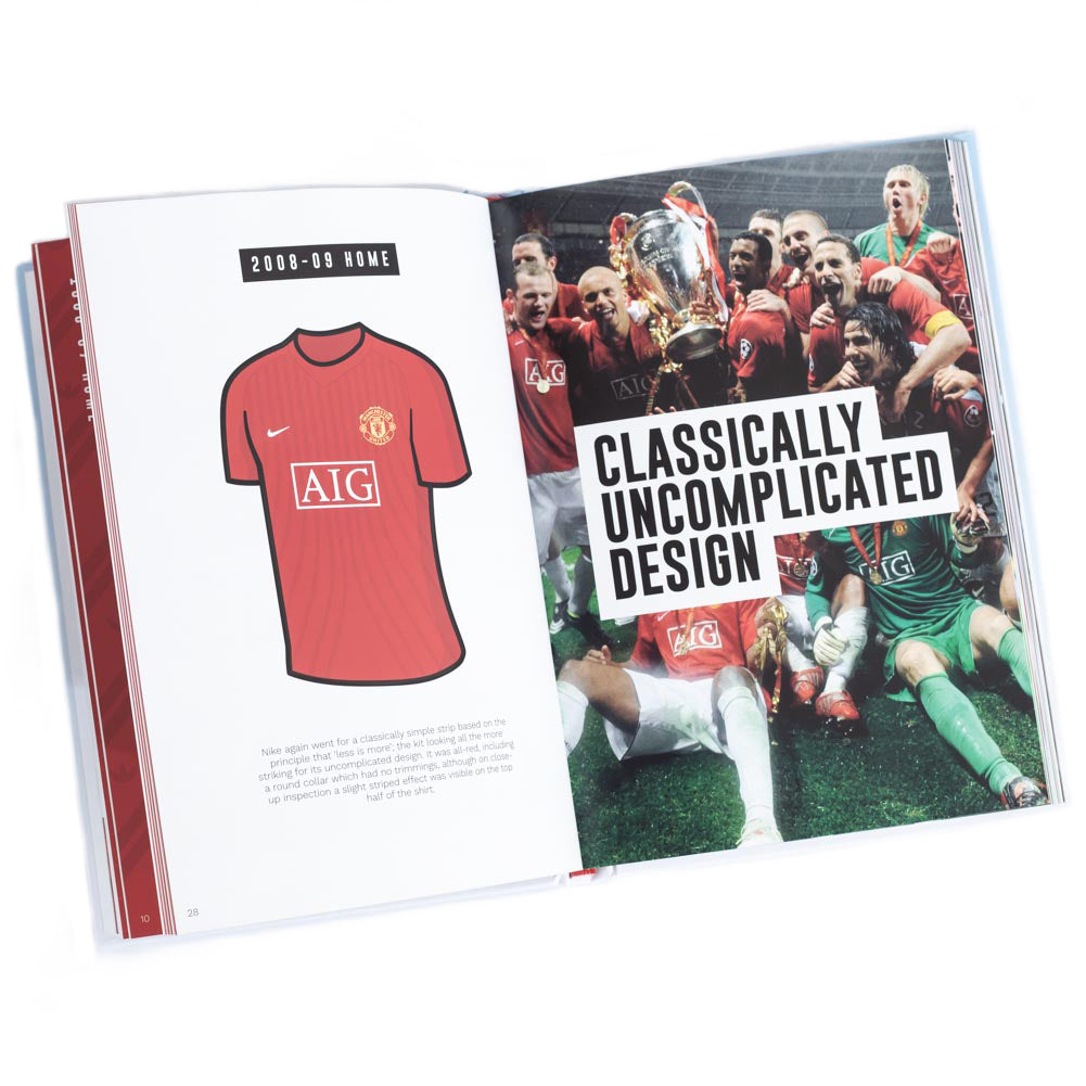 Official Manchester United Classic Kits Book