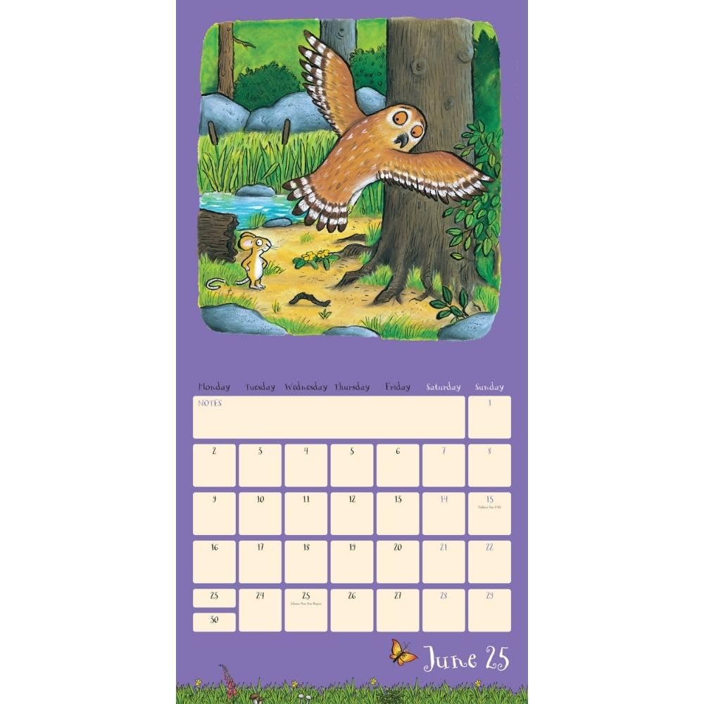 Official The Gruffalo Square Calendar 2025