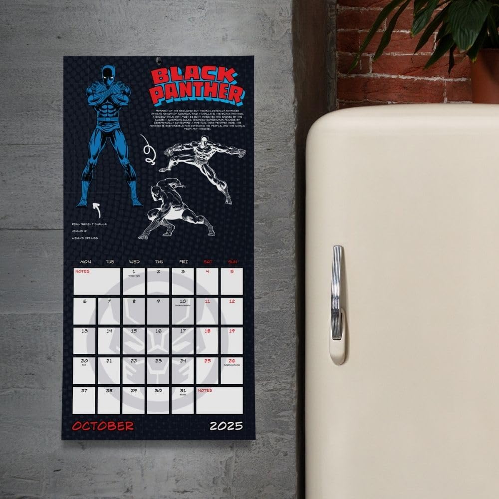 Official Marvel Comics Square Calendar 2025