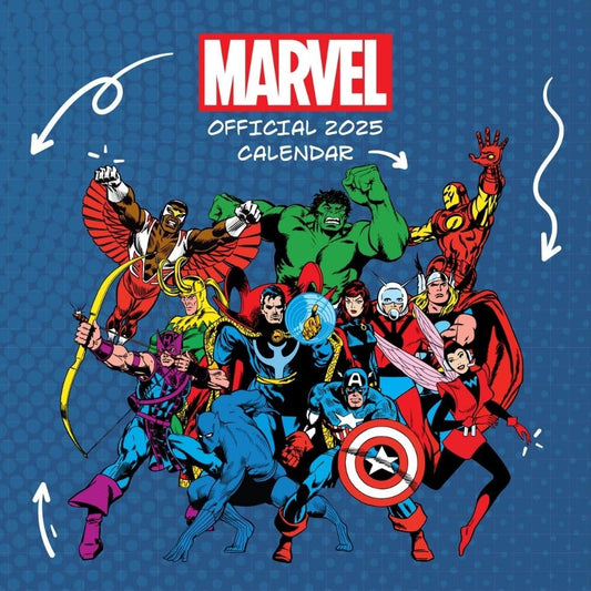 Official Marvel Comics Square Calendar 2025