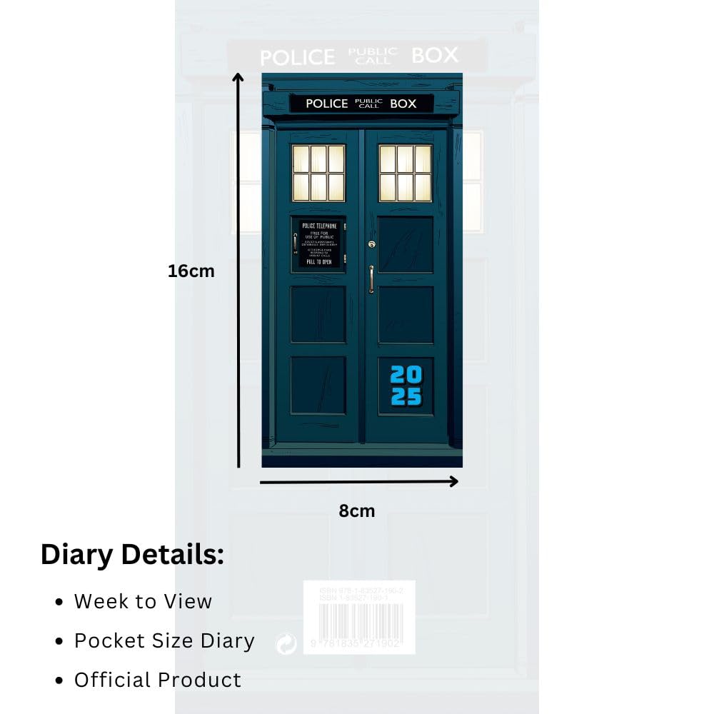 Official Doctor Who Slim Diary 2025