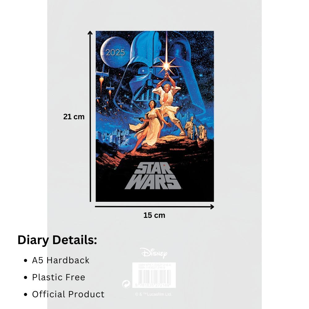 Official Star Wars A5 Diary 2025