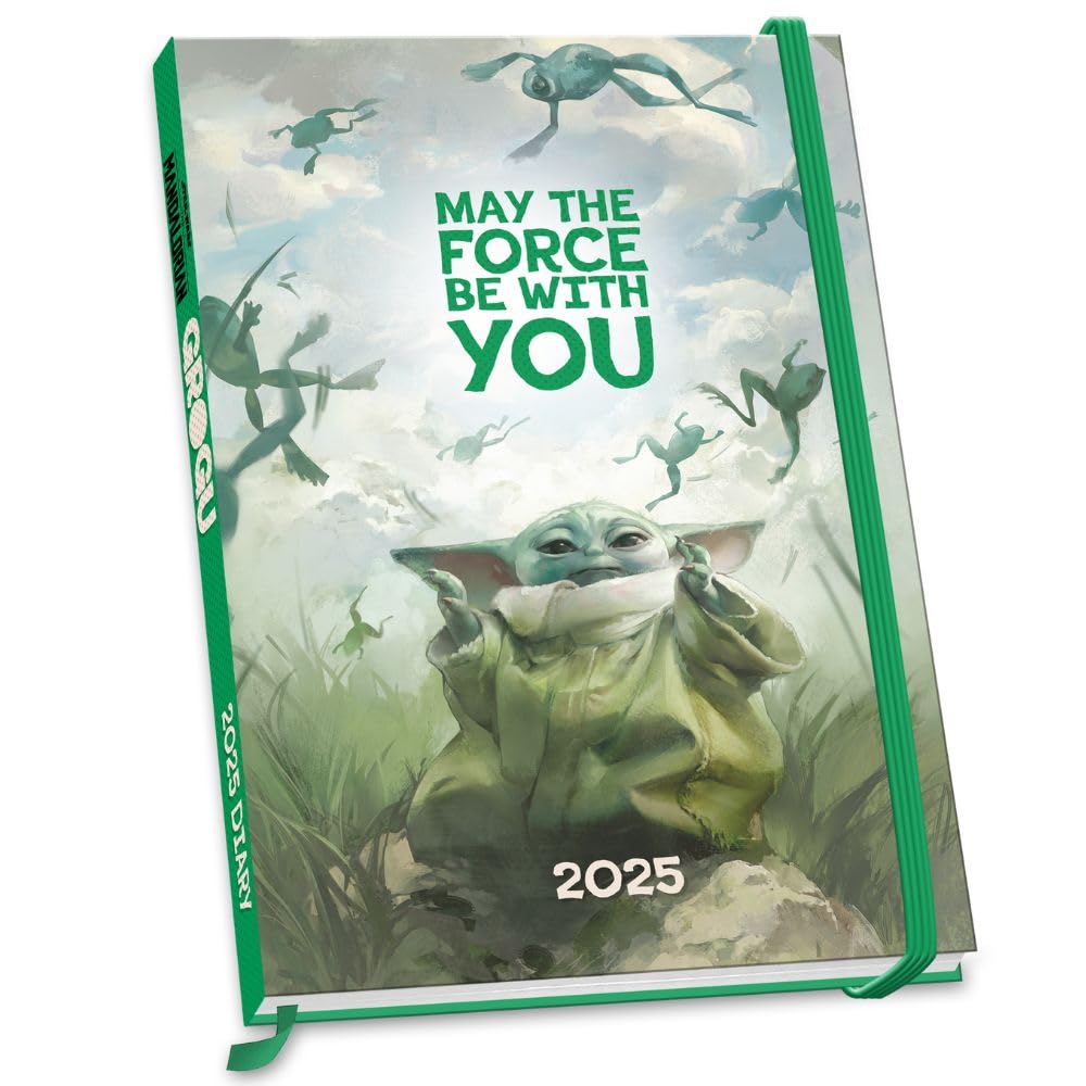 Official Star Wars: The Mandalorian Grogu A5 Diary 2025