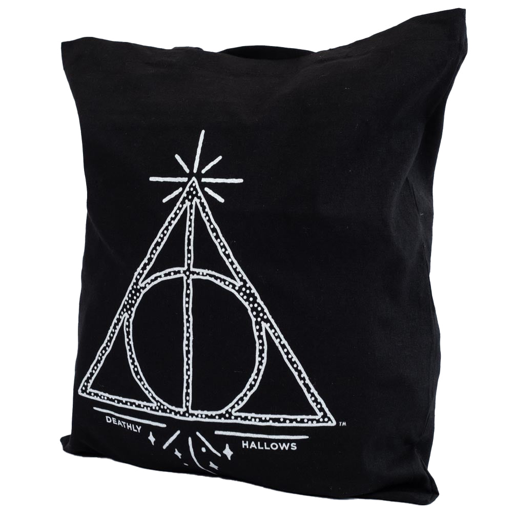 Official Harry Potter Deathly Hallows Canvas Tote Bag