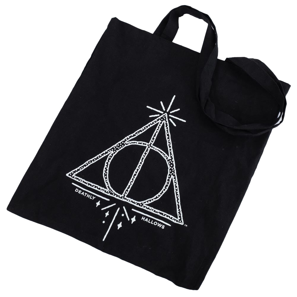 Official Harry Potter Deathly Hallows Canvas Tote Bag