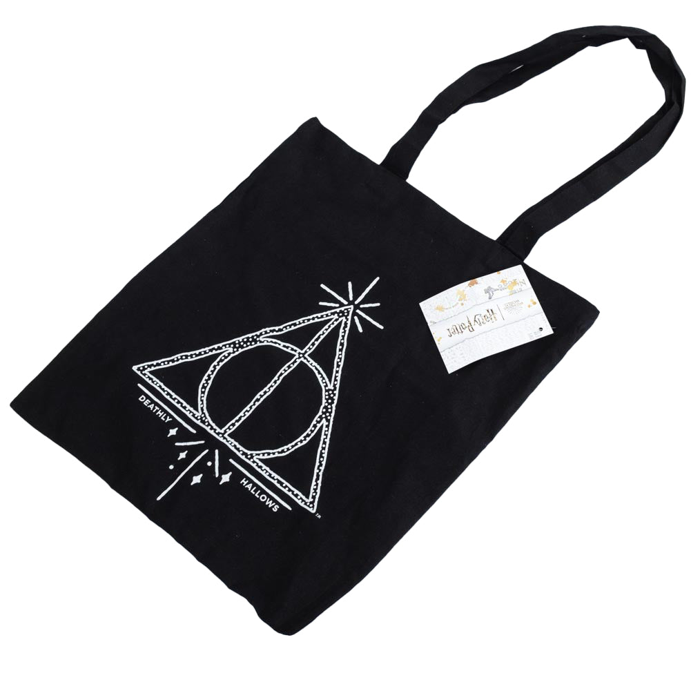 Official Harry Potter Deathly Hallows Canvas Tote Bag