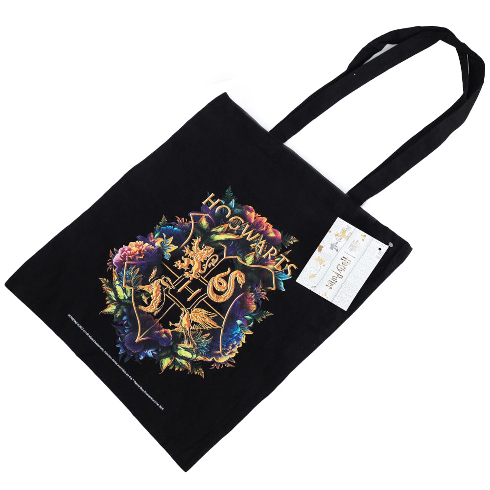 Official Harry Potter Hogwarts Crest Canvas Tote Bag