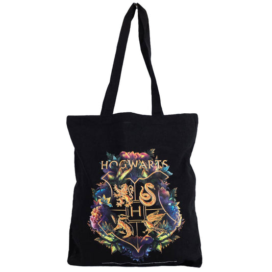 Official Harry Potter Hogwarts Crest Canvas Tote Bag