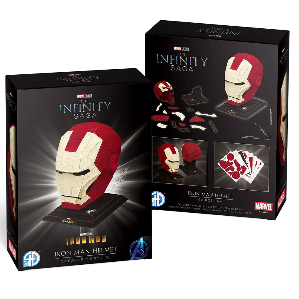 Official Iron Man Helmet 3D Model Puzzle