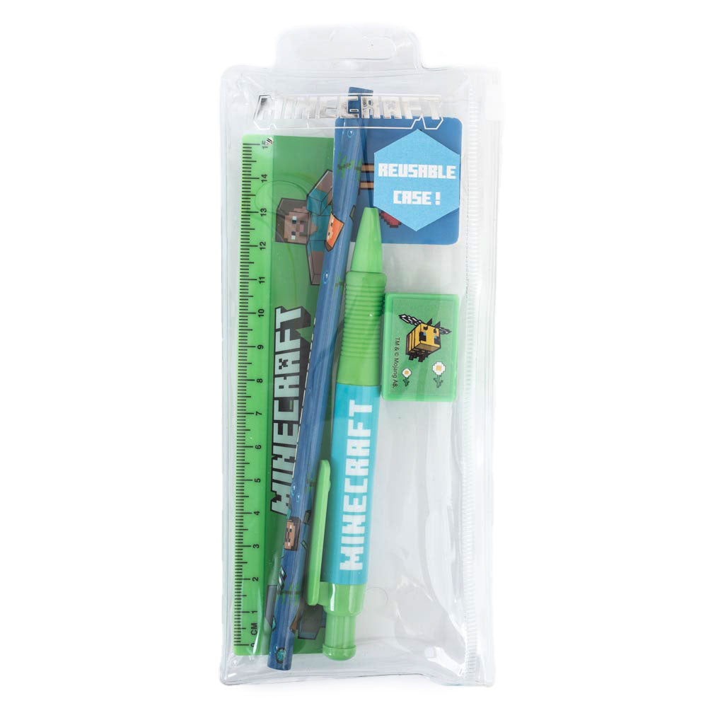 Official Minecraft 5pc Stationery Set