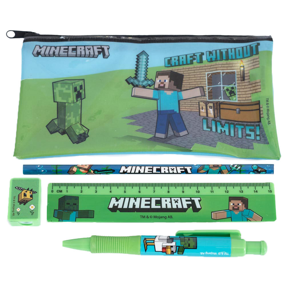 Official Minecraft Bumper Stationery Set