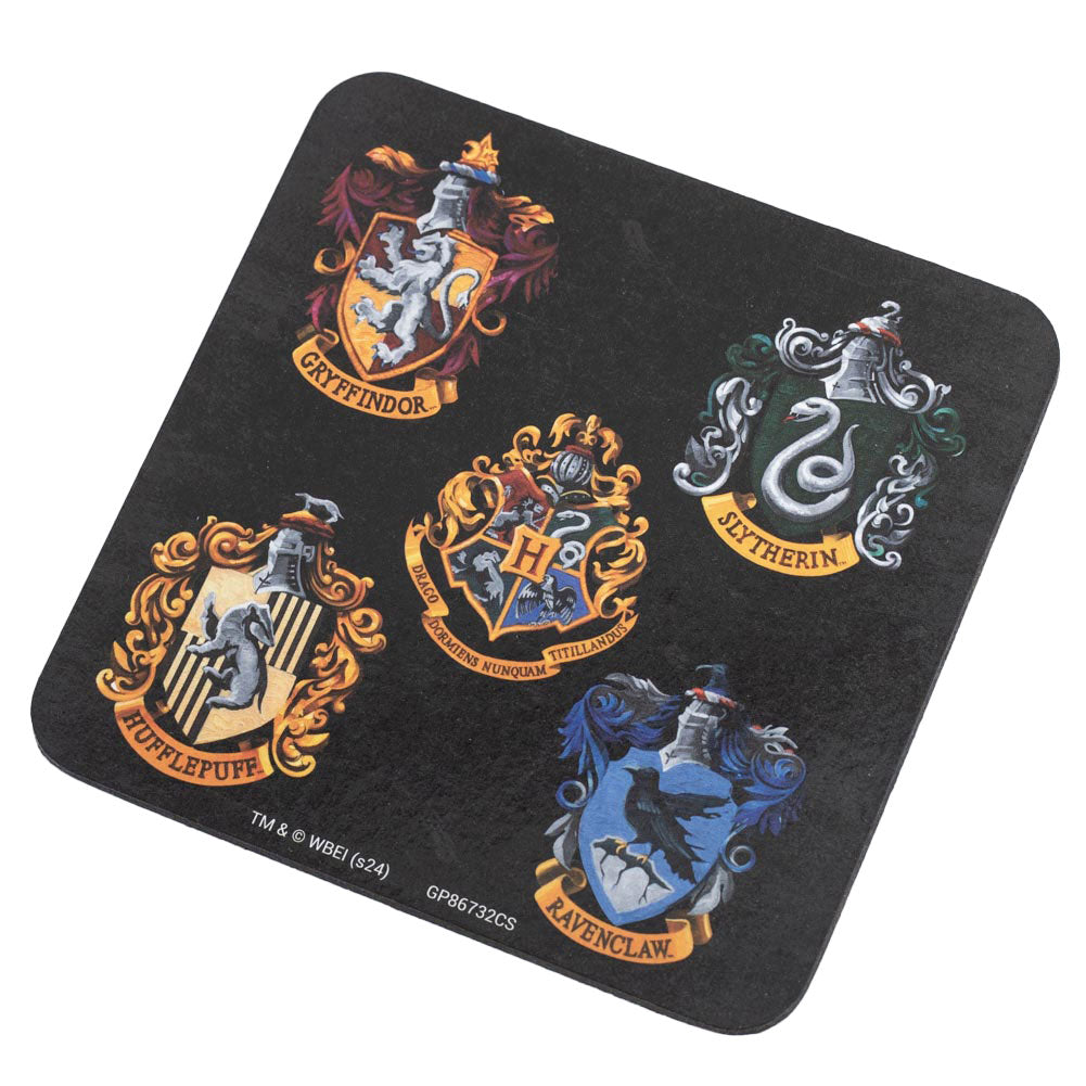 Official Harry Potter Colourful Crest Mug & Coaster Set