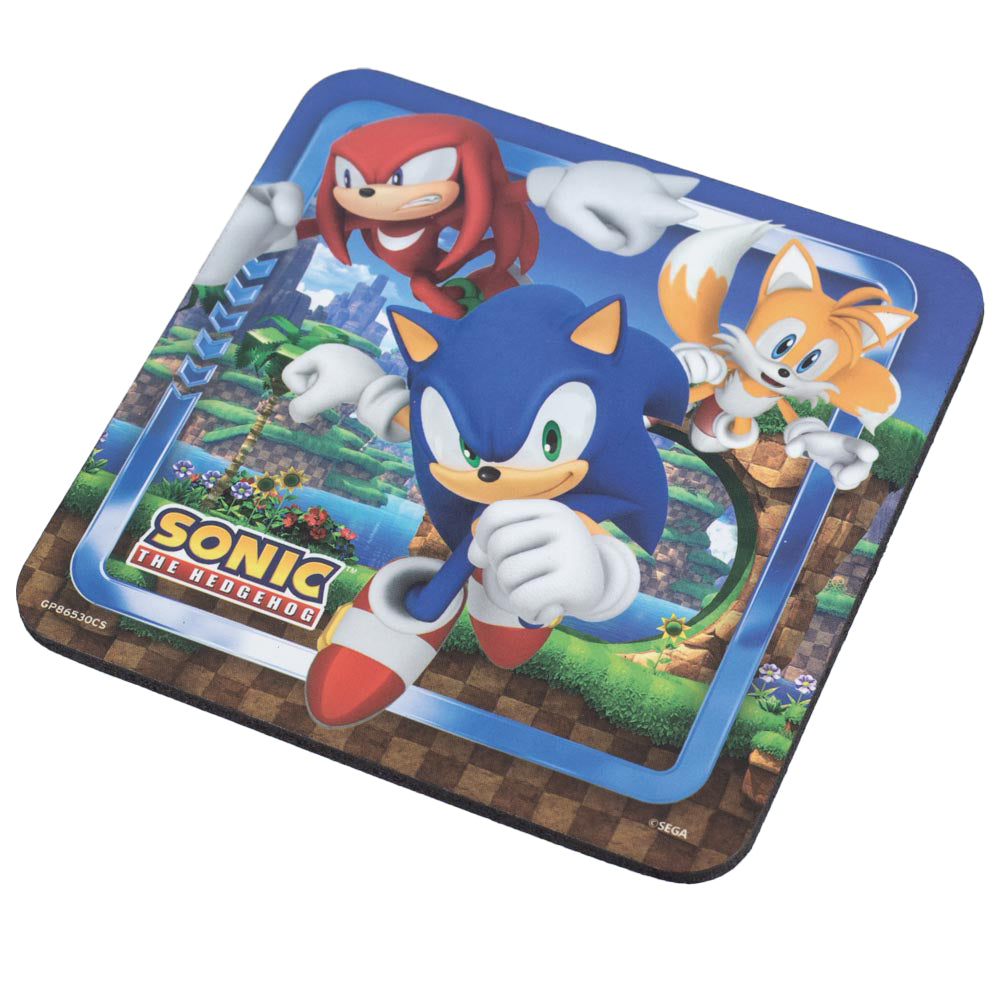 Official Sonic The Hedgehog Mug & Coaster Set