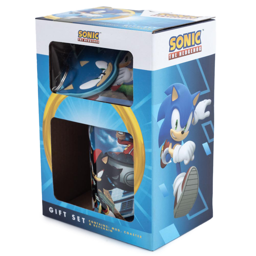 Official Sonic The Hedgehog Mug & Coaster Set