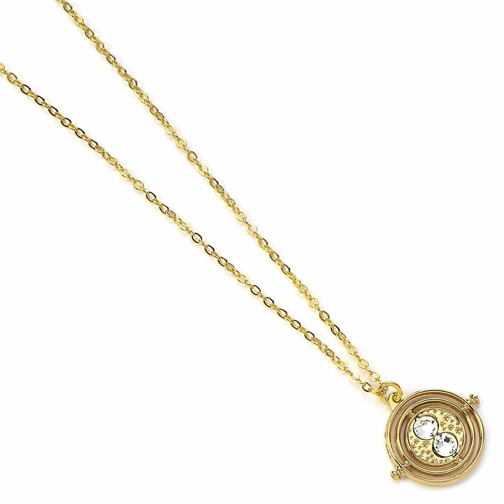 Official Harry Potter Gold Plated Fixed Time Turner Necklace