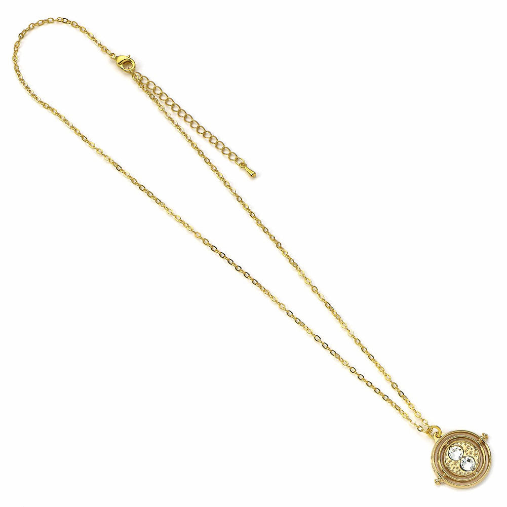 Official Harry Potter Gold Plated Fixed Time Turner Necklace