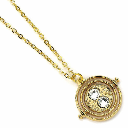 Official Harry Potter Gold Plated Fixed Time Turner Necklace