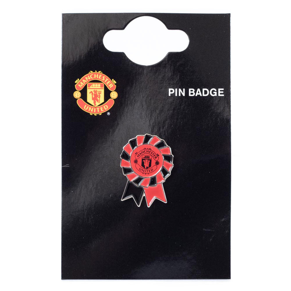 Official Manchester United FC Rosette Badge