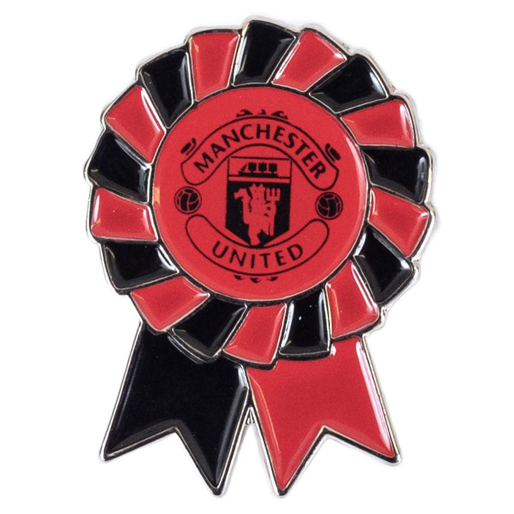 Official Manchester United FC Rosette Badge