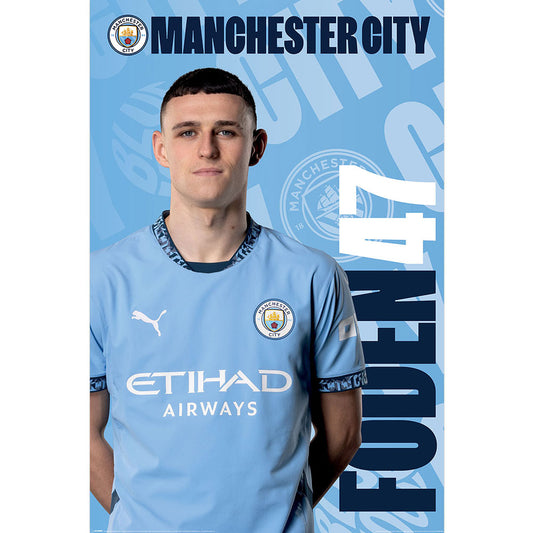 Official Manchester City FC Foden Poster 180