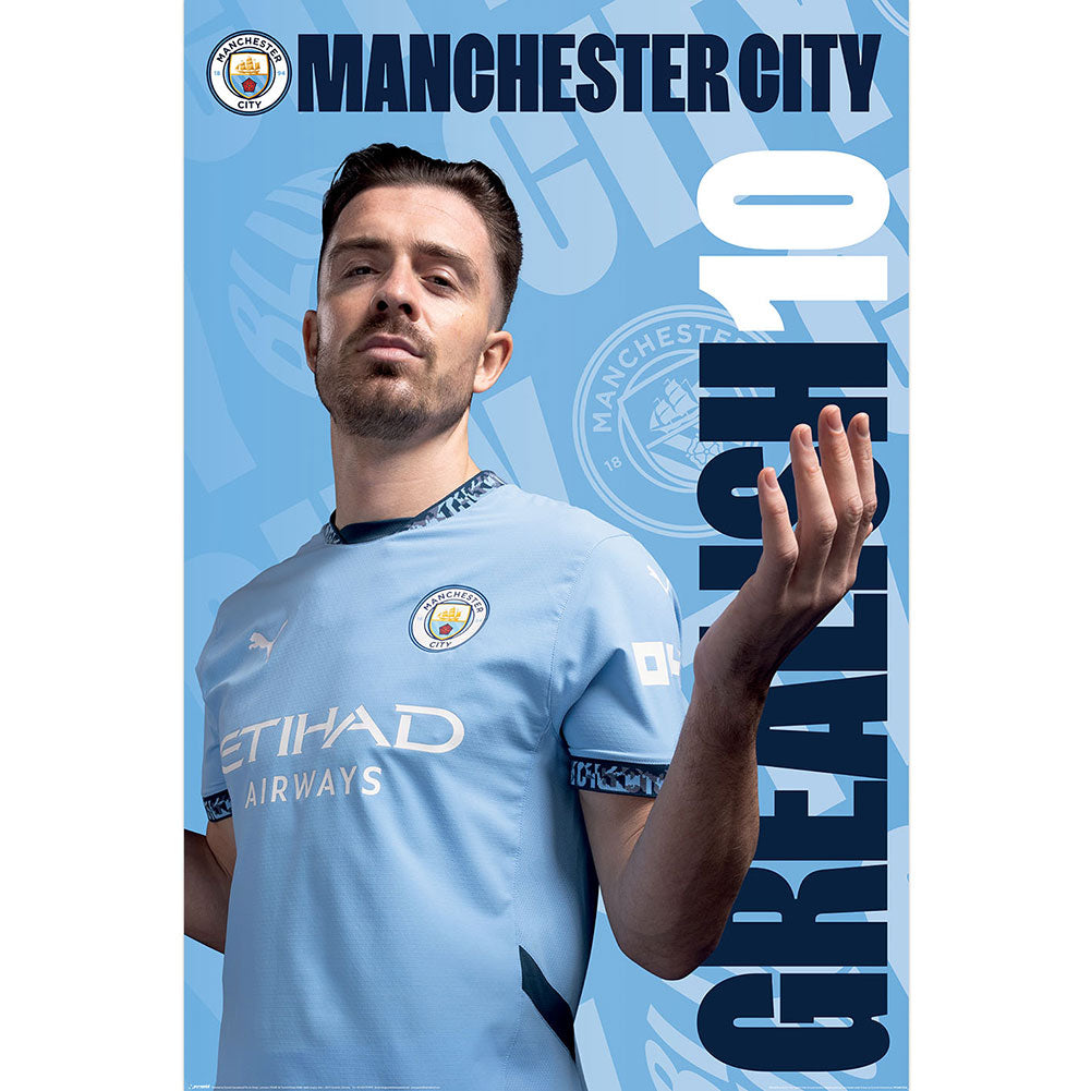 Official Manchester City FC Grealish Poster 86