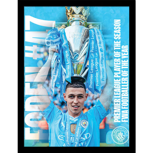 Official Manchester City FC Foden Framed Picture 16 x 12