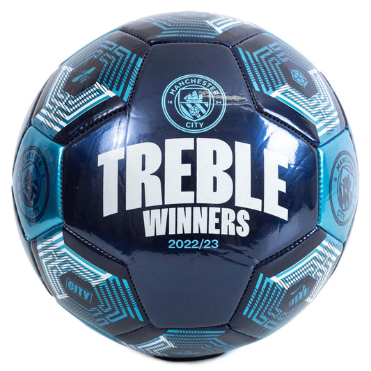 Official Manchester City FC Treble Winners Football