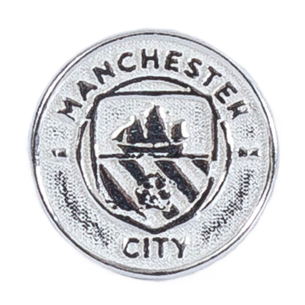 Official Manchester City FC Sterling Silver Stud Earring