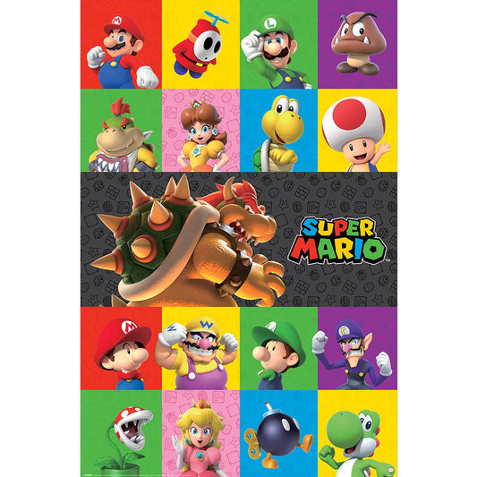 Official Super Mario Characters Poster 227