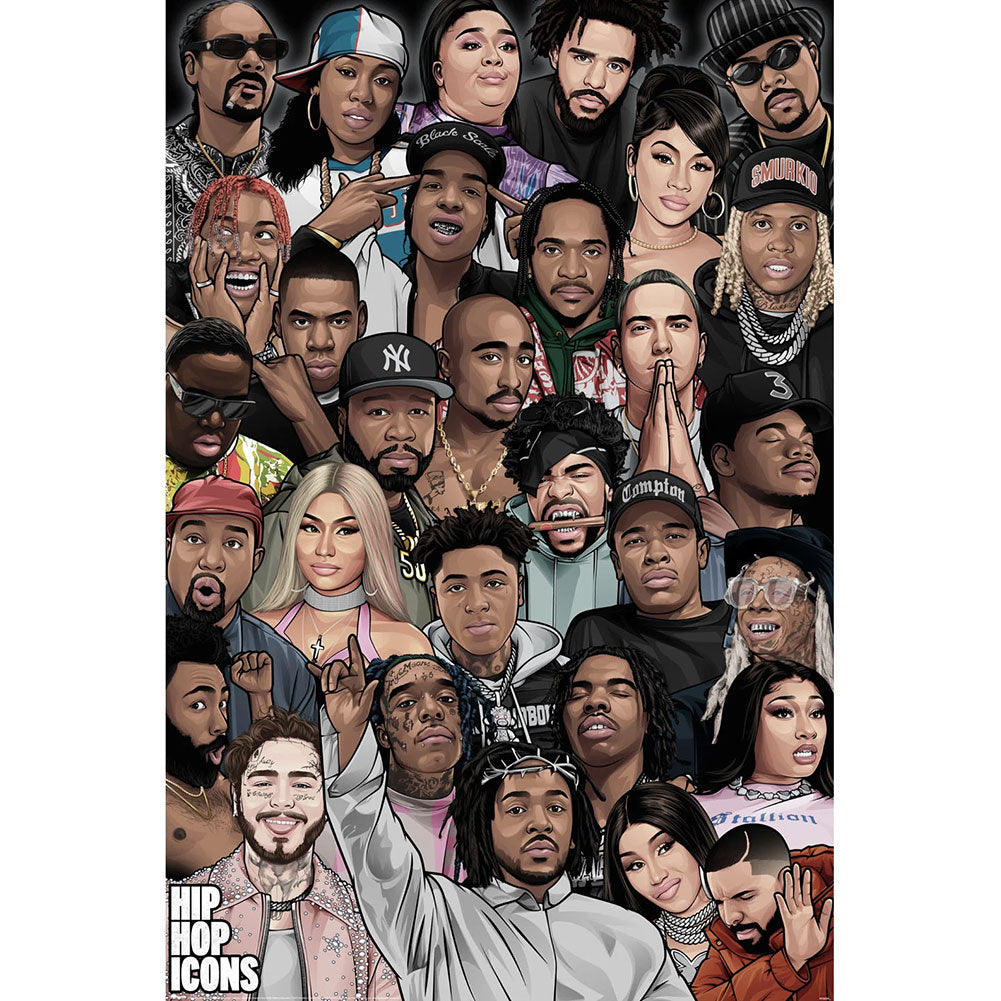 Official Legends Hip Hop Icons Poster 295