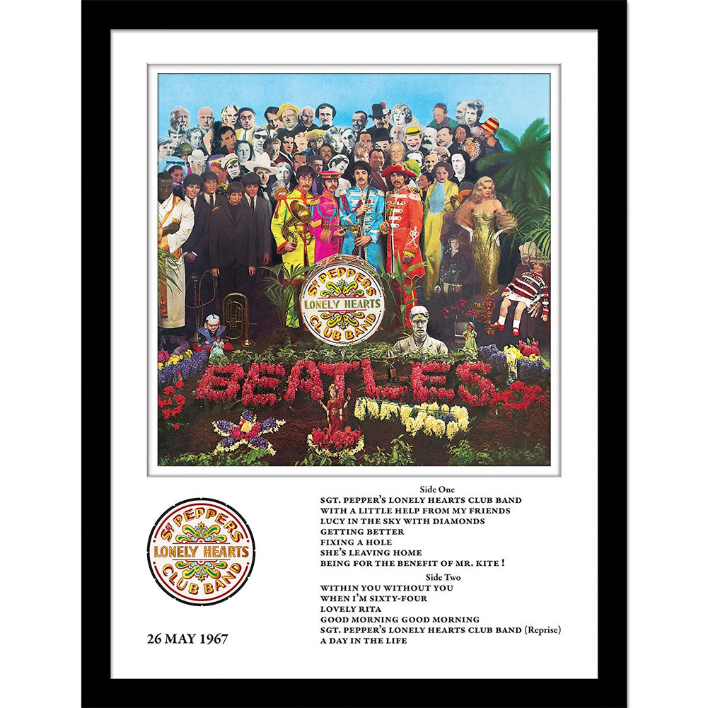 Official The Beatles Sgt Pepper Framed Collector Print