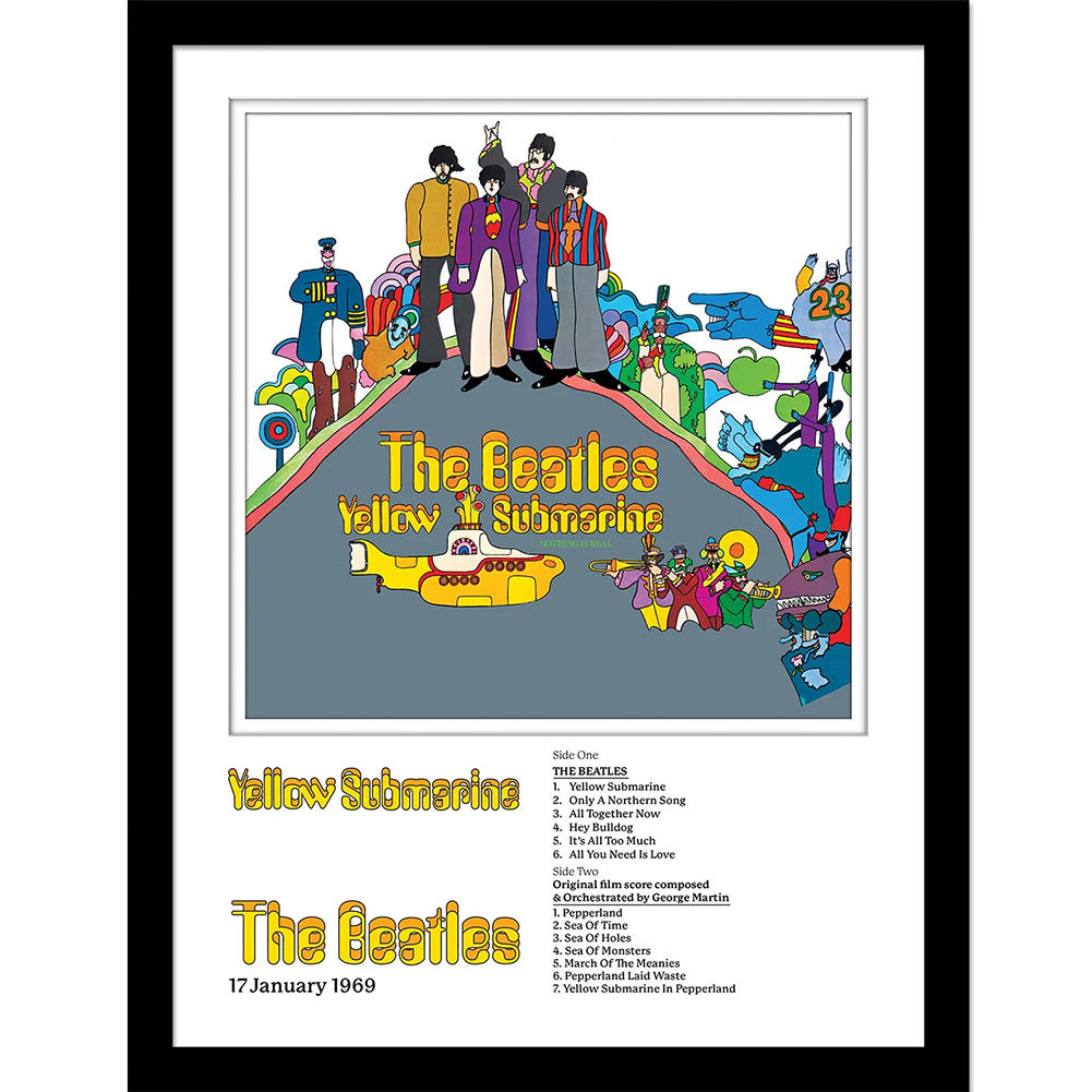 Official The Beatles Yellow Submarine Framed Collector Print