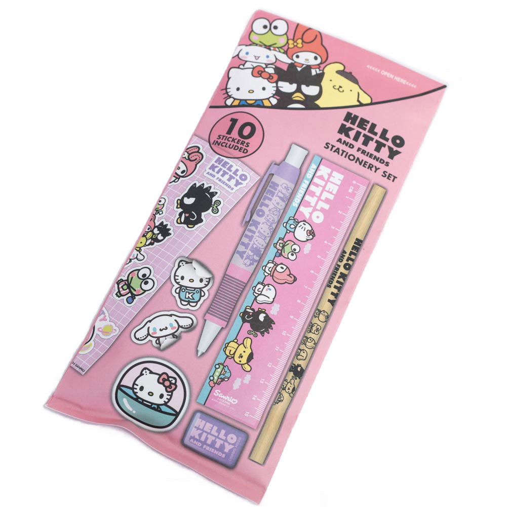 Official Hello Kitty 6pc Stationery Set