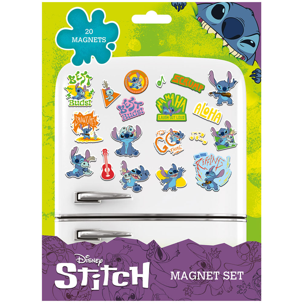 Official Lilo & Stitch Fridge Magnet Set