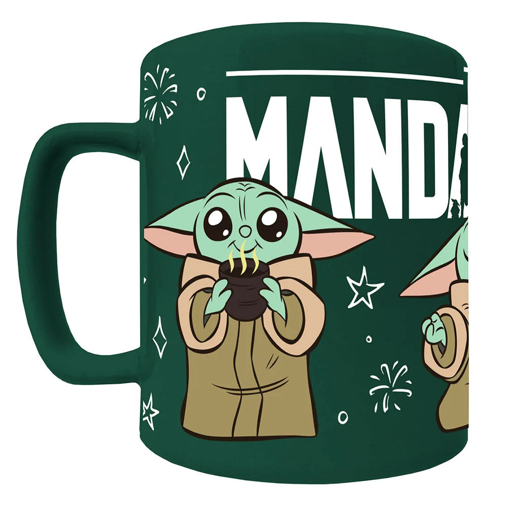 Official Star Wars: The Mandalorian Fuzzy Grogu Mug