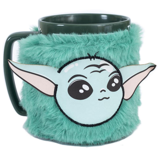 Official Star Wars: The Mandalorian Fuzzy Grogu Mug