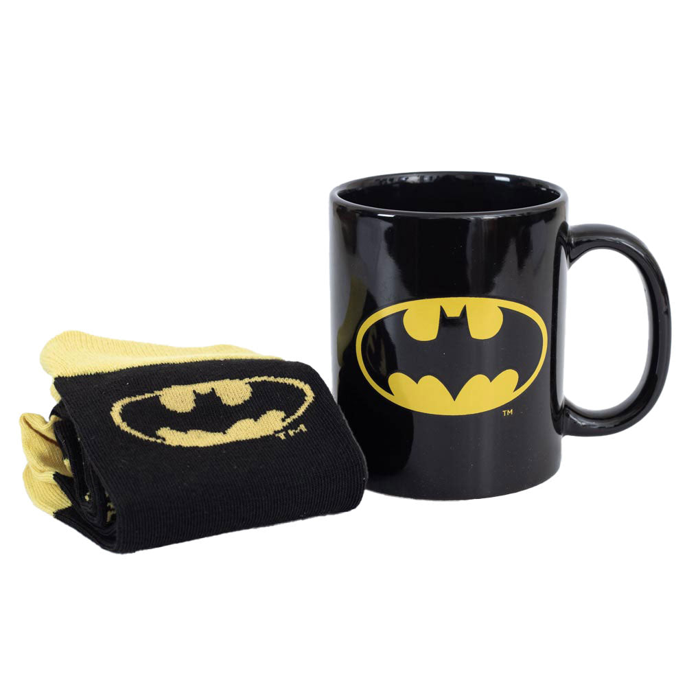 Official Batman Mug & Sock Set