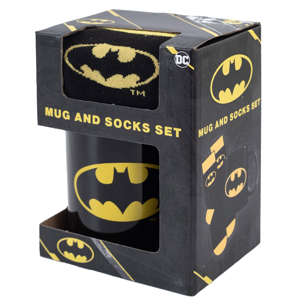 Official Batman Mug & Sock Set