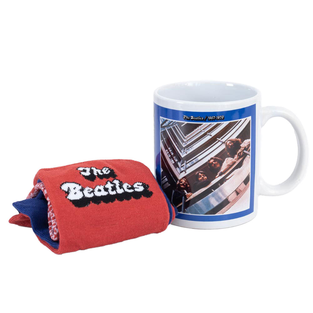 Official The Beatles Mug & Sock Set