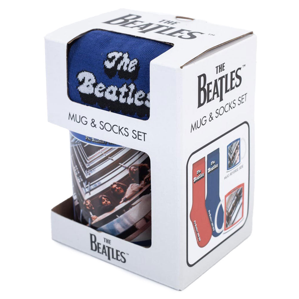 Official The Beatles Mug & Sock Set