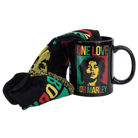 Official Bob Marley Mug & Sock Set