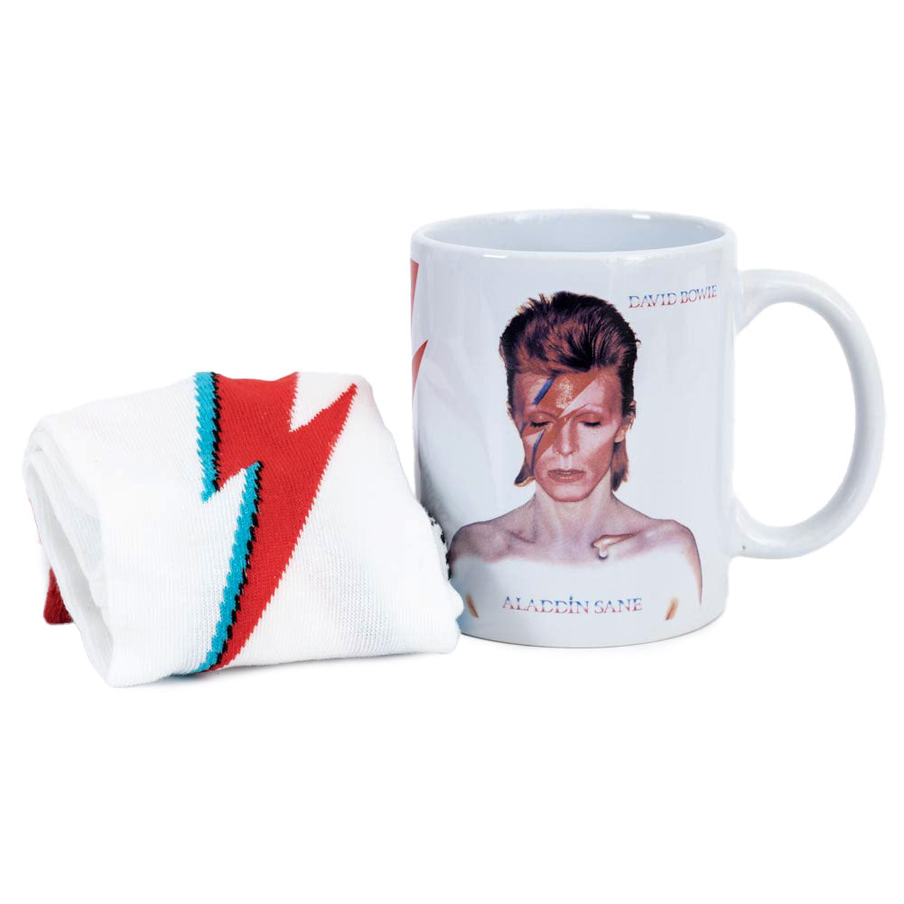 Official David Bowie Mug & Sock Set