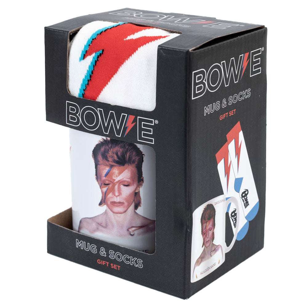 Official David Bowie Mug & Sock Set