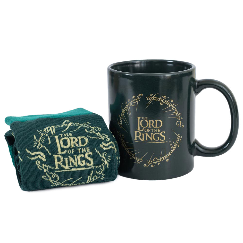 Official The Lord Of The Rings Mug & Sock Set