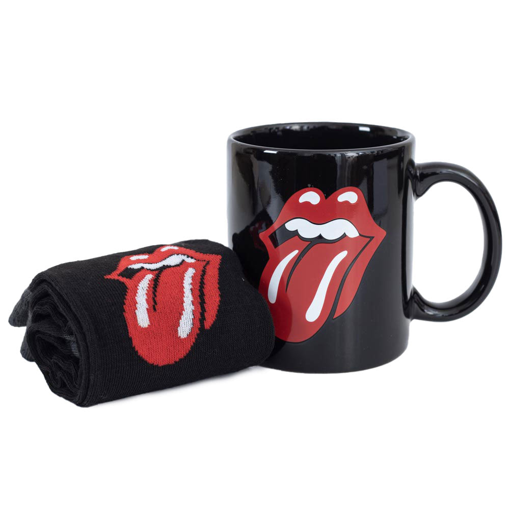 Official The Rolling Stones Mug & Sock Set