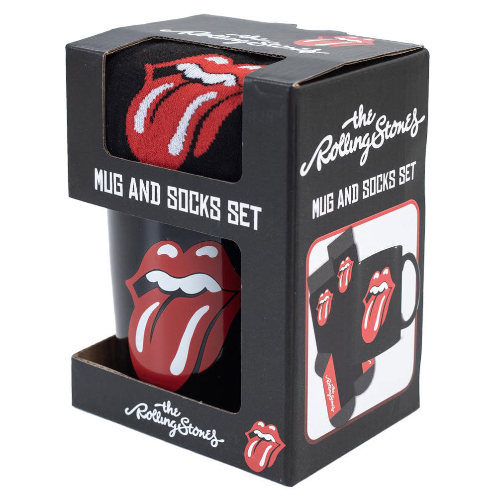 Official The Rolling Stones Mug & Sock Set