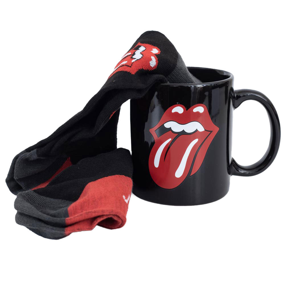 Official The Rolling Stones Mug & Sock Set