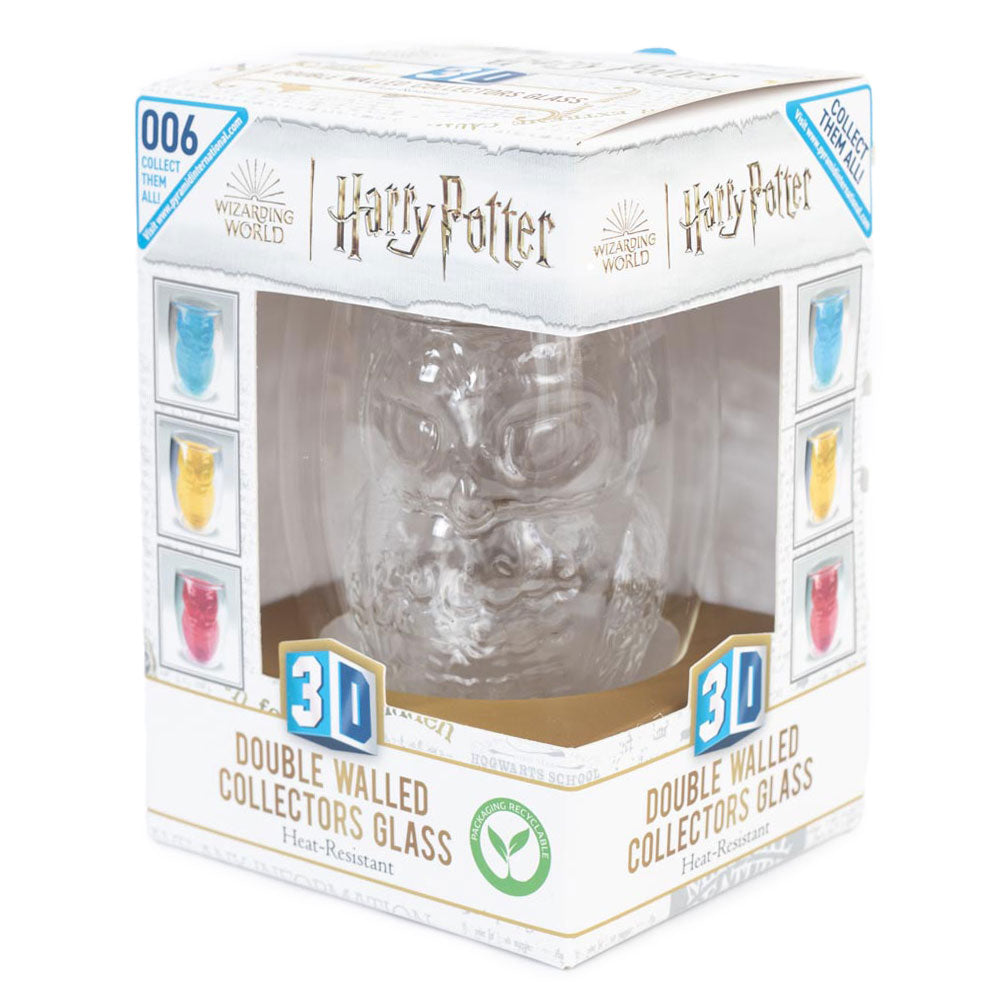 Official Harry Potter 3D Hedwig Feature Glass